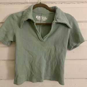 Big Bud Press Sage Green Fisherman Polo